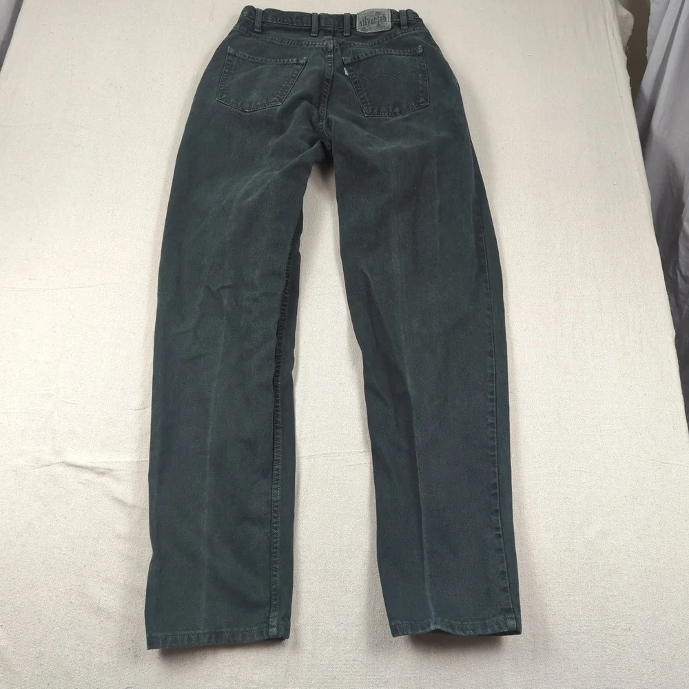Vintage Levis Jeans Mens 32x34 Black Silvertab Baggy Faded Skater Made in USA